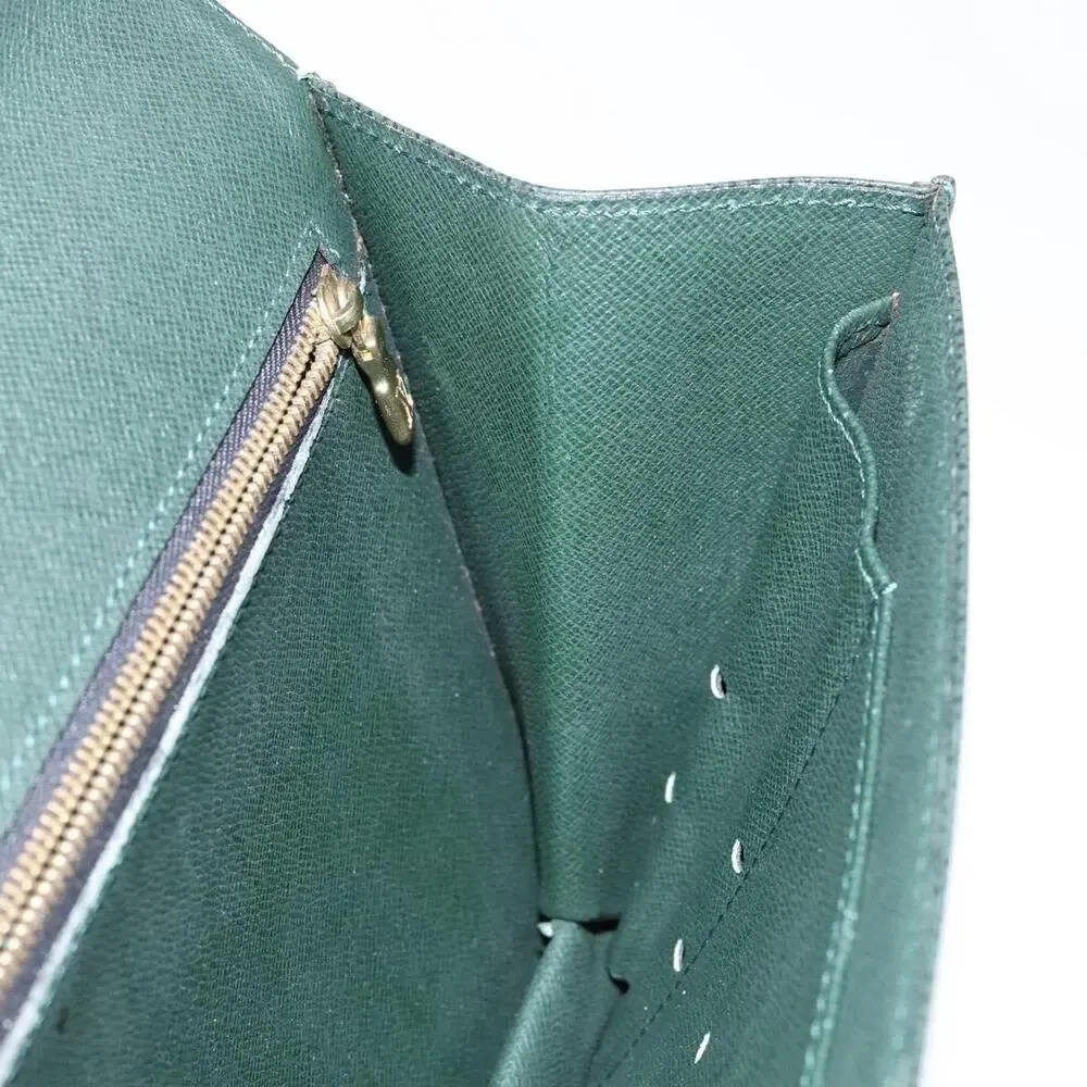 Louis Vuitton Taiga Pochette Kourad Clutch Bag Green